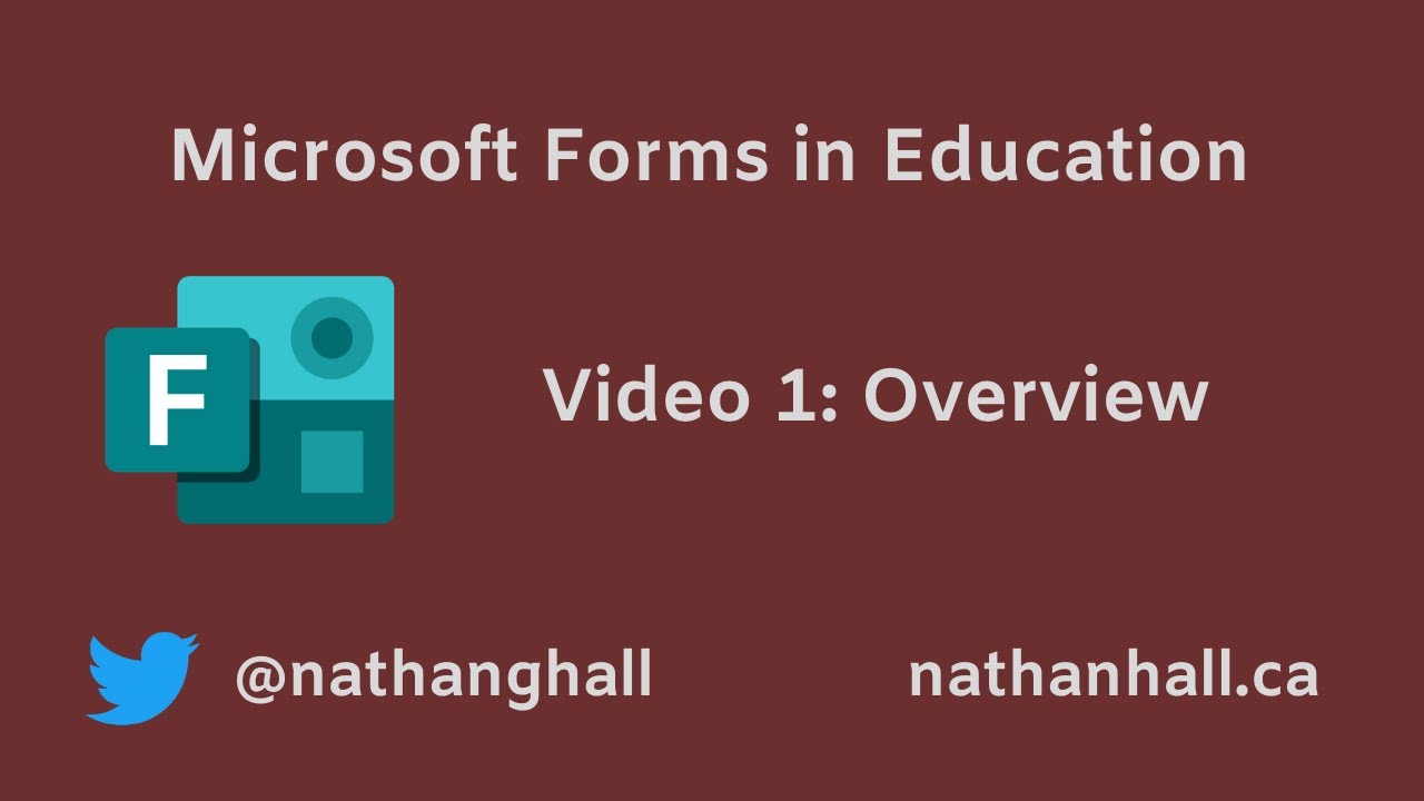 Microsoft Forms in Education - Video 1: Overview