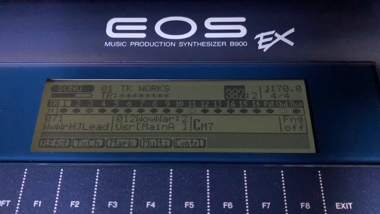 YAMAHA EOS B900EX DEMO SONG / FACTORY SET & DEMONSTRATION