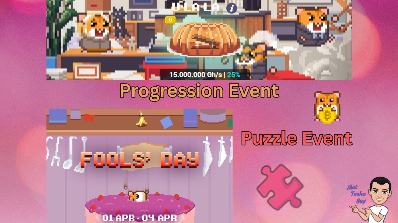 Rollercoin | Fools' Day Puzzle & U-La-La Progression Event & More