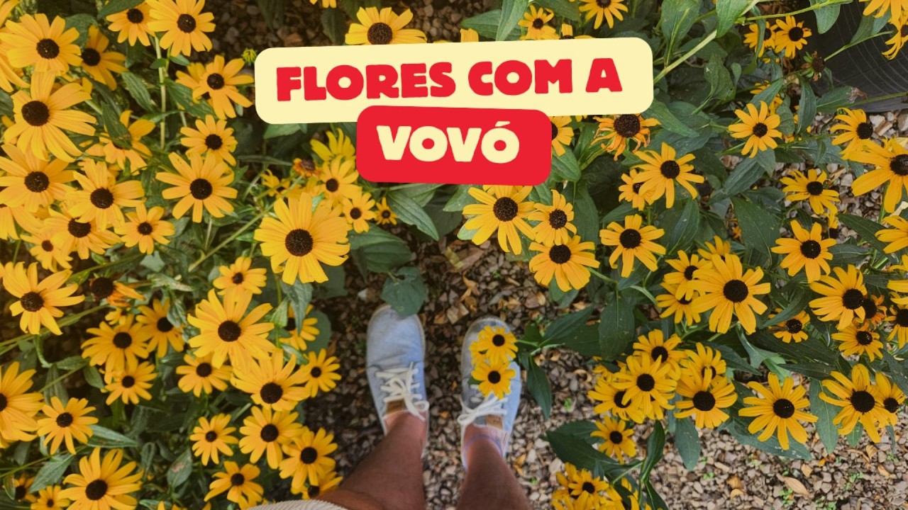 Meu Jardim Vai Florescer 🌷✨ Comprando Flores com a Vovó