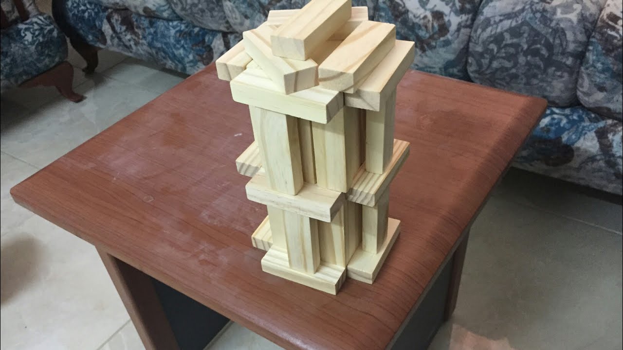 How to build a JENGA house