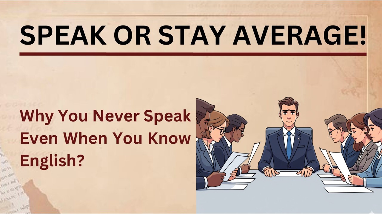 Stop Saying You Cannot Speak English