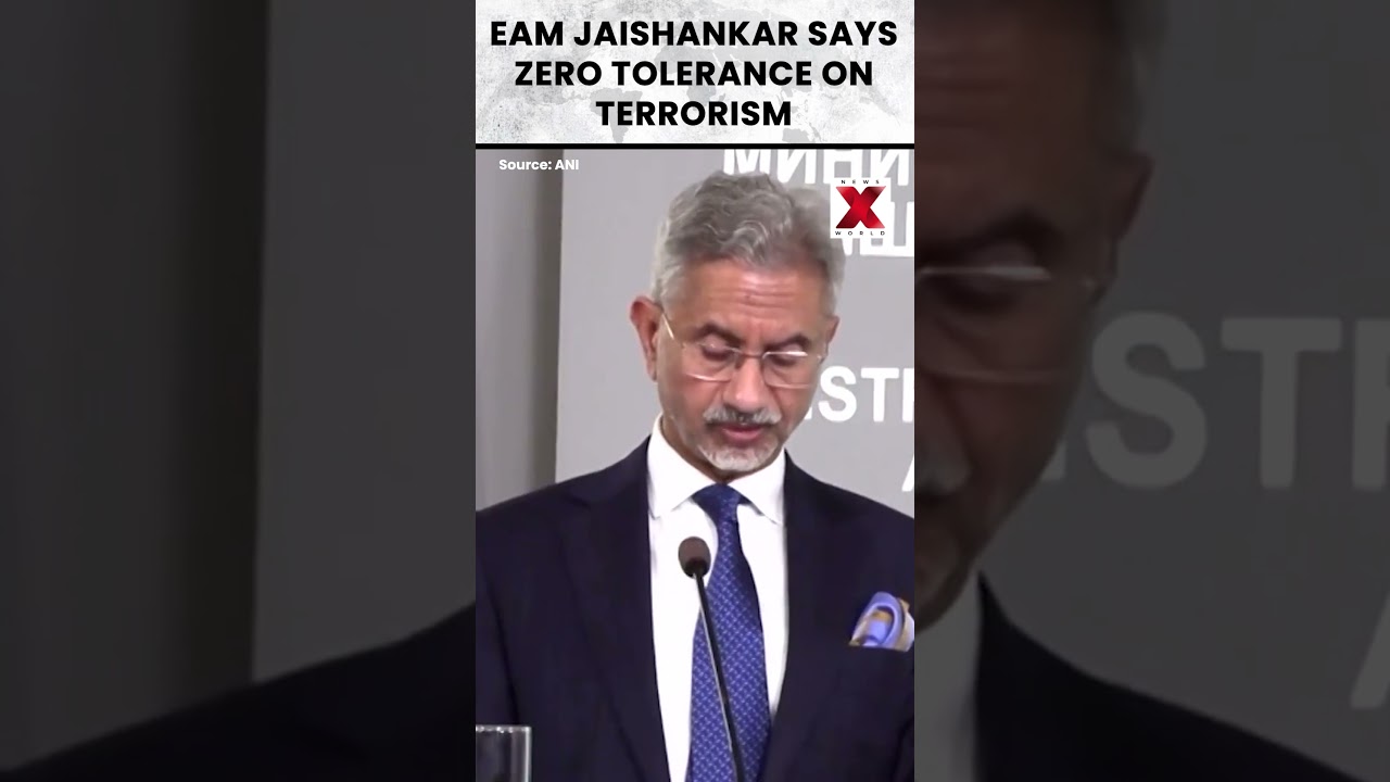 'Zero Tolerance' EAM Jaishankar Minces No Words On Terrorism | #viralshorts  NewsX World