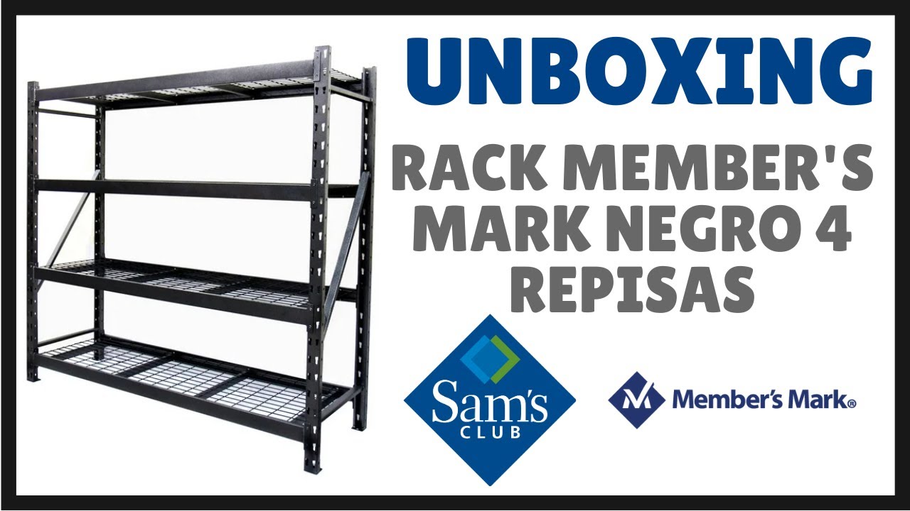 📦 &iexcl;ORGANIZA TODO! Unboxing del RACK Member's Mark 4 Repisas (&iquest;AGUANTA lo que PROMETE?) 💪