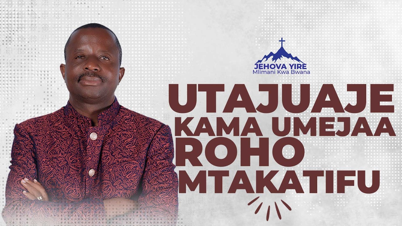 IBADA YA JUMATANO | UTAJUAJE KAMA UMEJAA NA ROHO MTAKATIFU ? | Pastor Cosmas Misenzero.