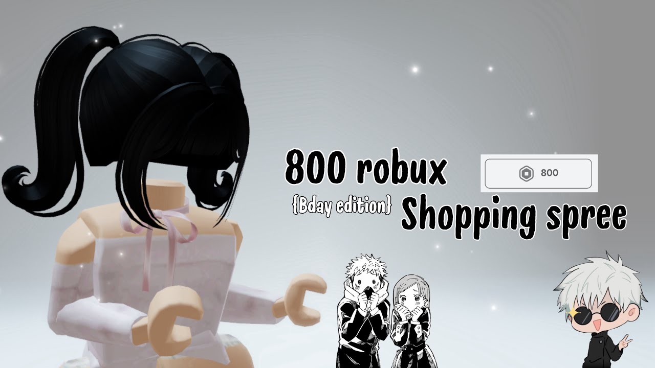 Шопинг на 800 robux {bday edition} 💗🛒🛍️