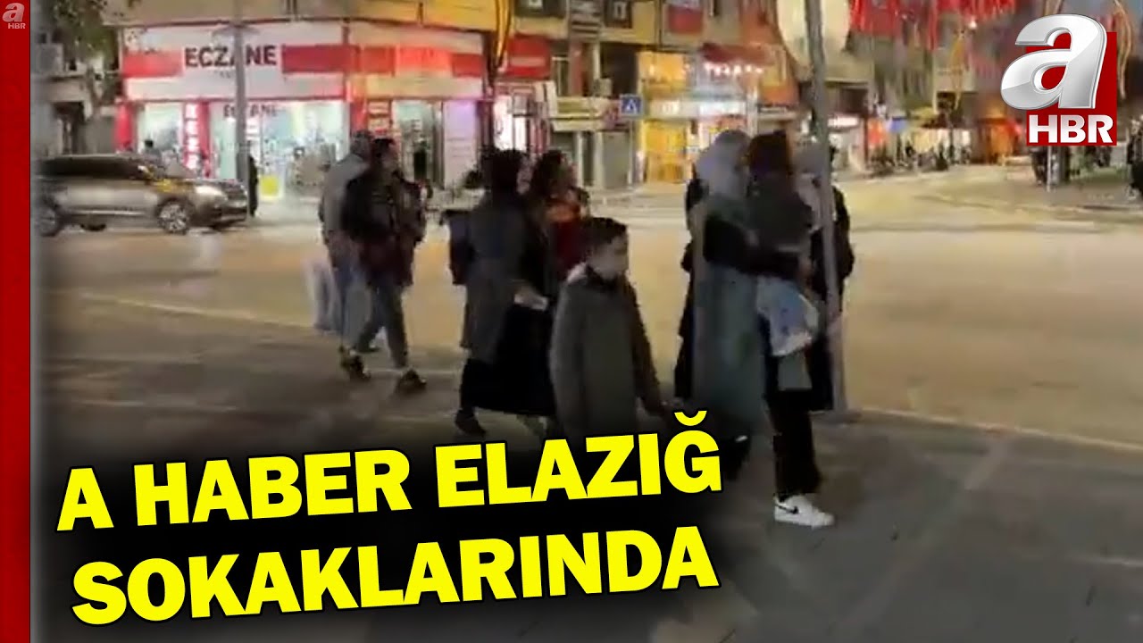 Elazığ'da 5 Büyüklüğünde Deprem! A Haber Elazığ Sokaklarından Son Durumu Aktarıyor l A Haber