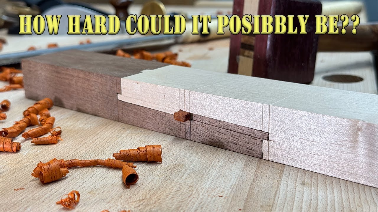 Attempting a Scarf Joint - Learning Japanese Joinery by Hand Tools ONLY!