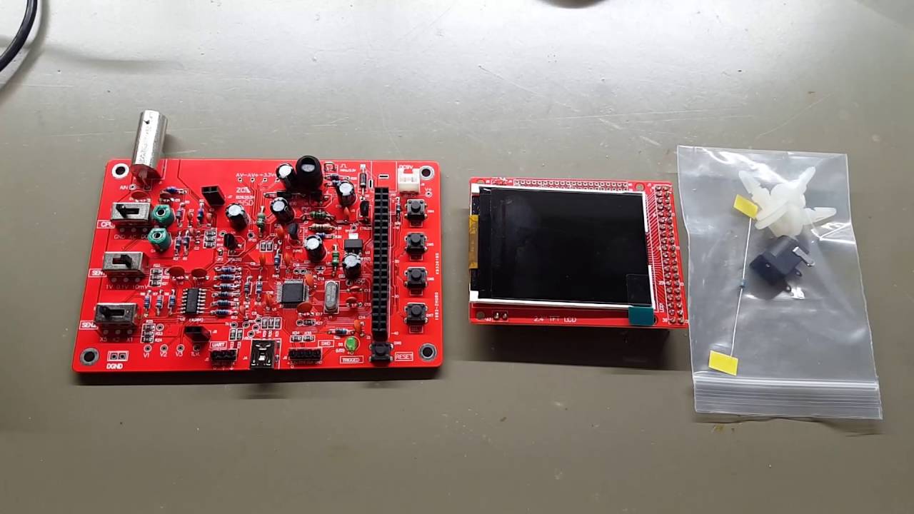 Assembling and Testing the 20€ DSO138 oscilloscope