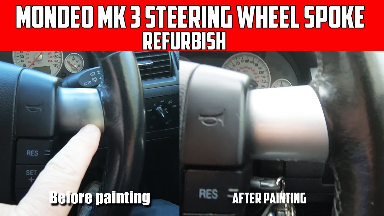 Ford Mondeo Mk3 Steering Wheel Spokes Refurbish