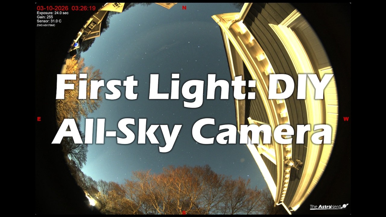 First Light: DIY All-Sky Camera