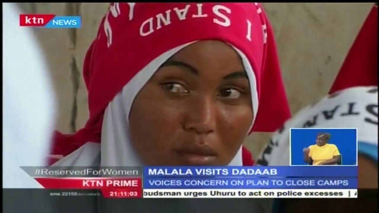 U.N goodwill ambassador Laureate Malala Yousafzai visited the world's largest refugee camp in Kenya