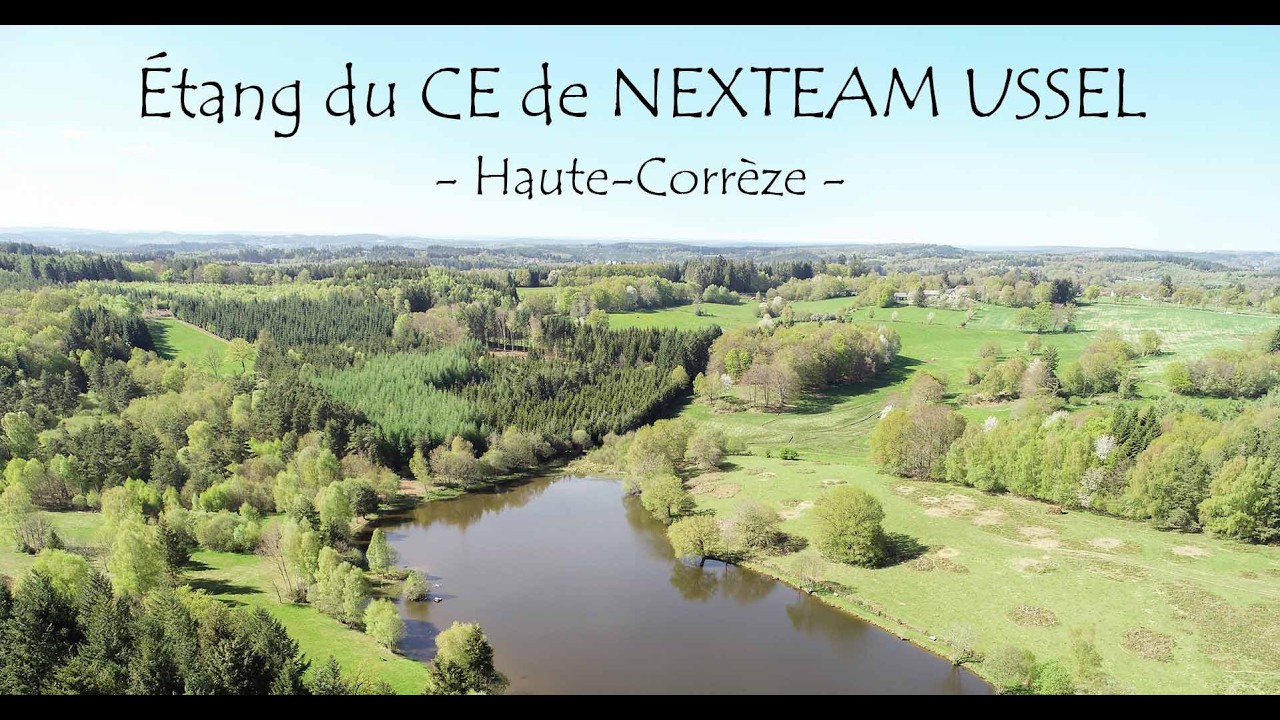 FCP [Drone 4K] - Étang du CE de UCELIA (Ussel)