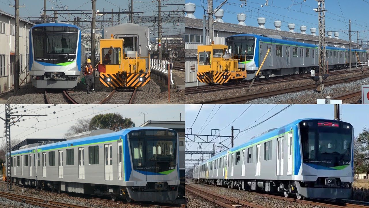 5両化中間車サハ組み込み完了 東武80050系81554F津覇出場.南栗工入場 