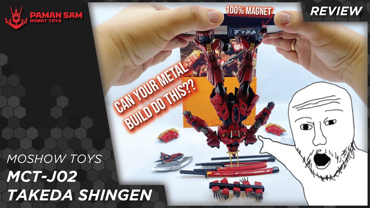 [Review] Moshow MCT-J02  Illustrous class 1/100 Takeda Shingen Metal build figure