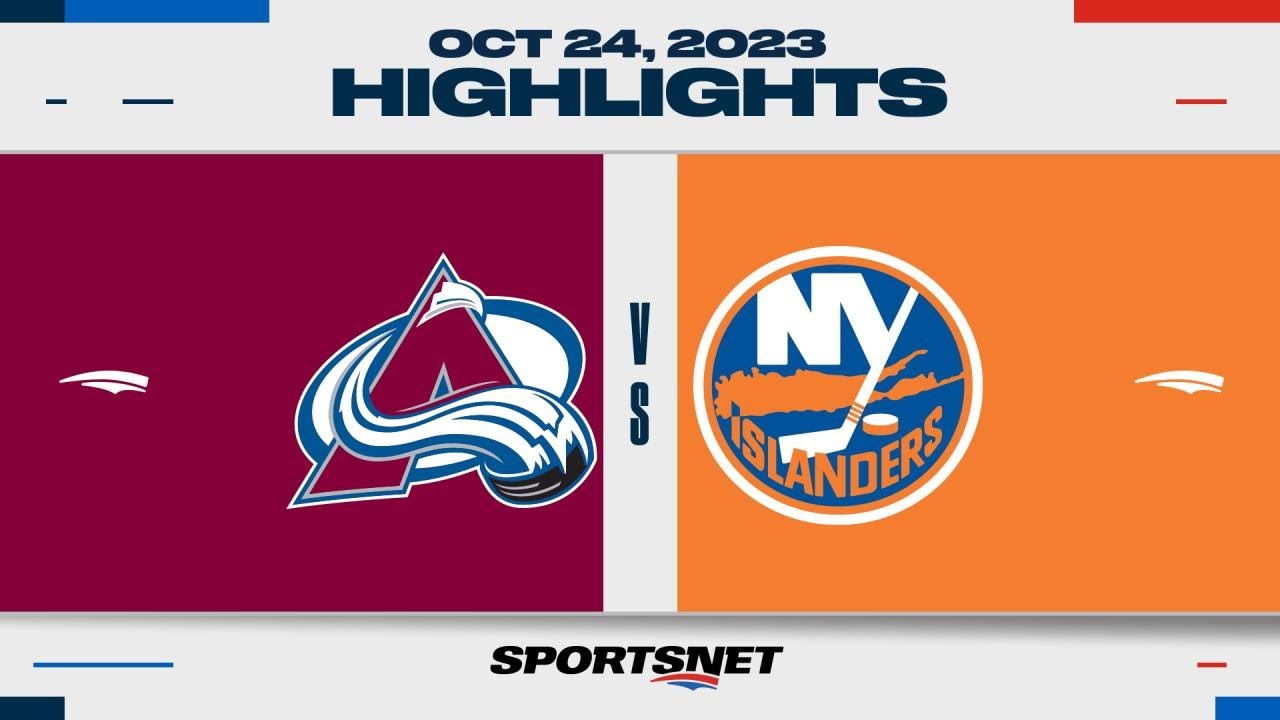 NHL Highlights | Avalanche vs. Islanders - October 24, 2023
