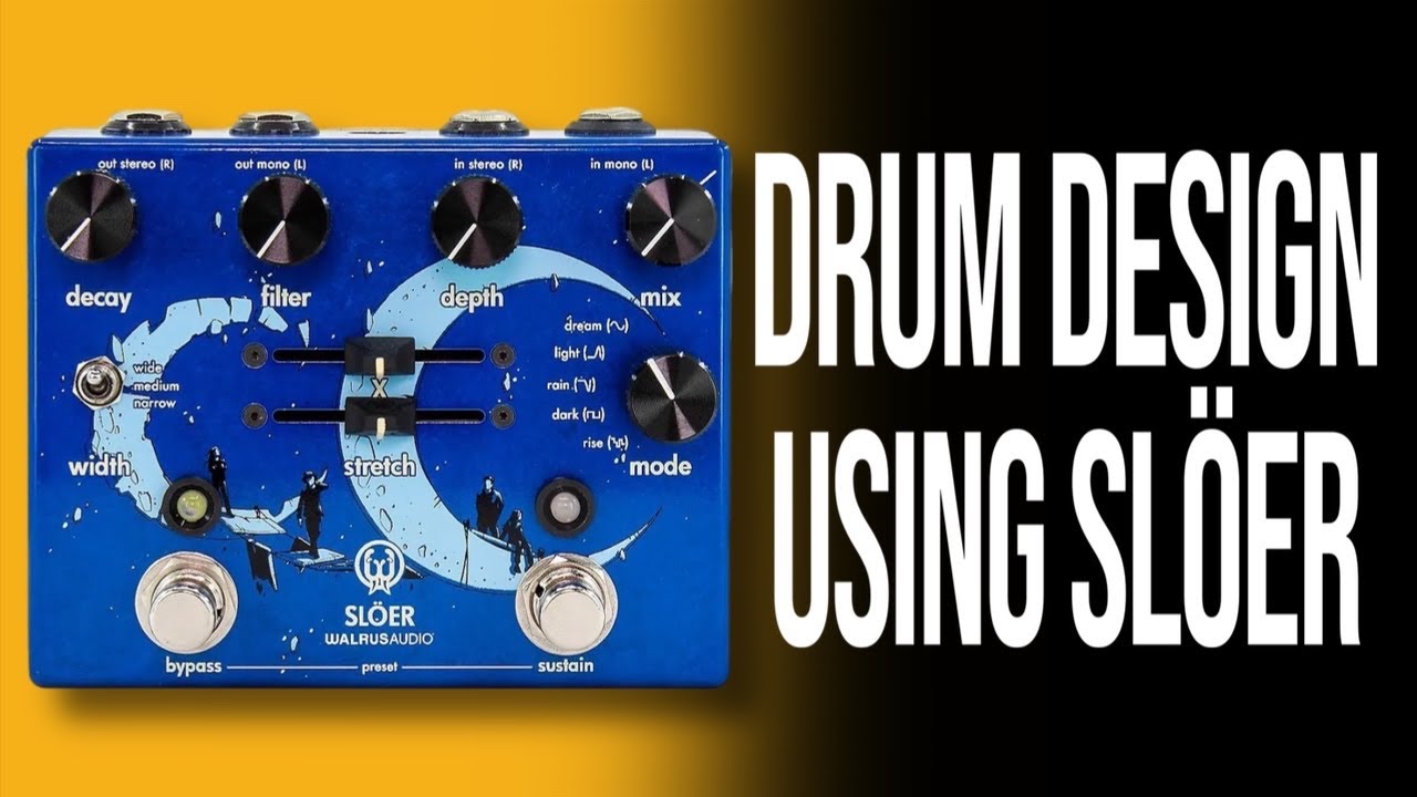 Drum Design using Sl&ouml;er by @walrusaudioeffects 