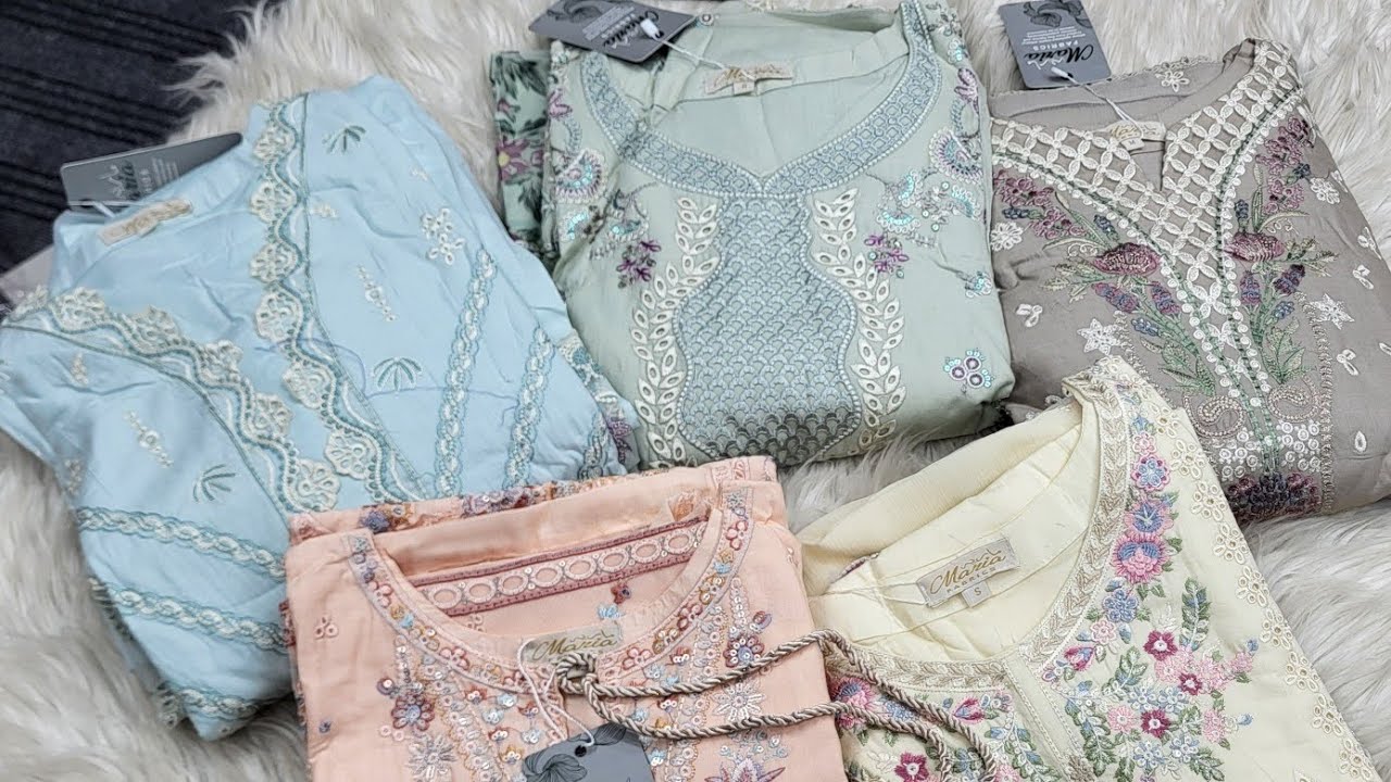 Maria Cotton Luxury Pakistani Original Dresses | New Design Pakistani Dress Collection 