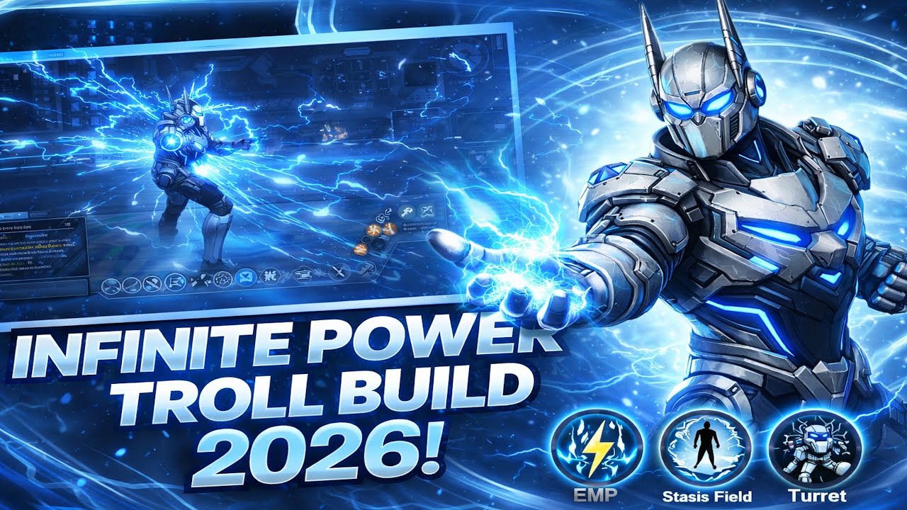 DCUO | INFINITE POWER Gadgets Troll Build - Endgame Guide (2026)