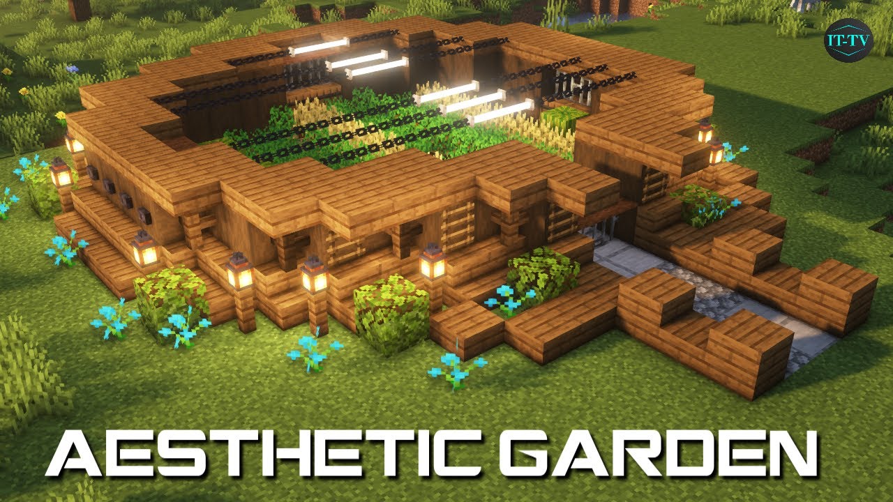 Building A AESTHETIC FARM In Minecraft - TUTORIAL