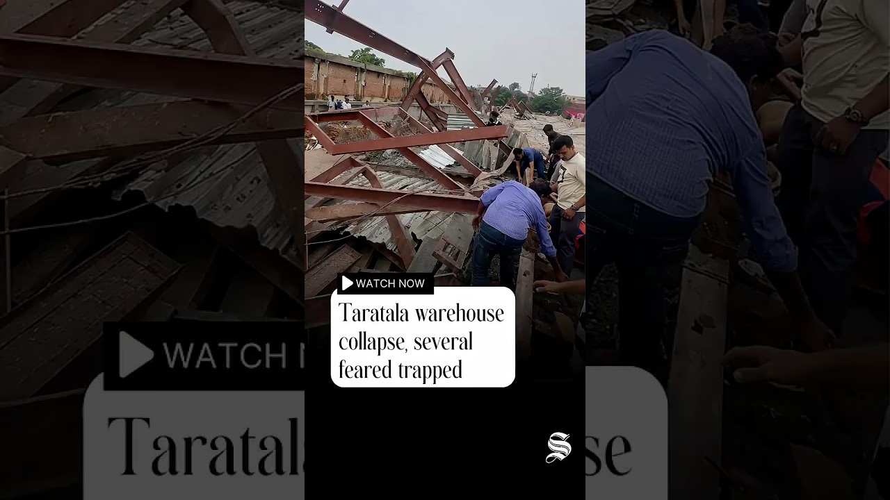 Kolkata Accident: Under-Construction Tea Warehouse Collapses in Taratala | Workers Feared Trapped