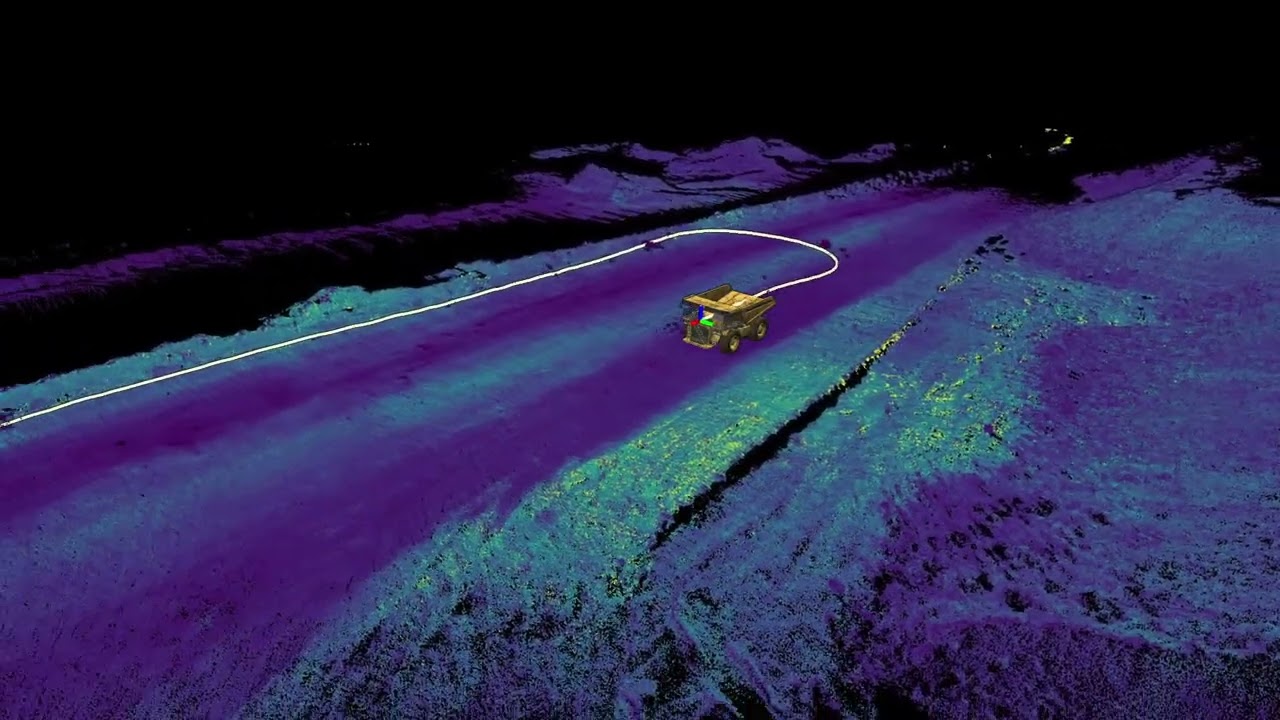 Localization in an open-pit mine with Seyond Falcon LiDAR