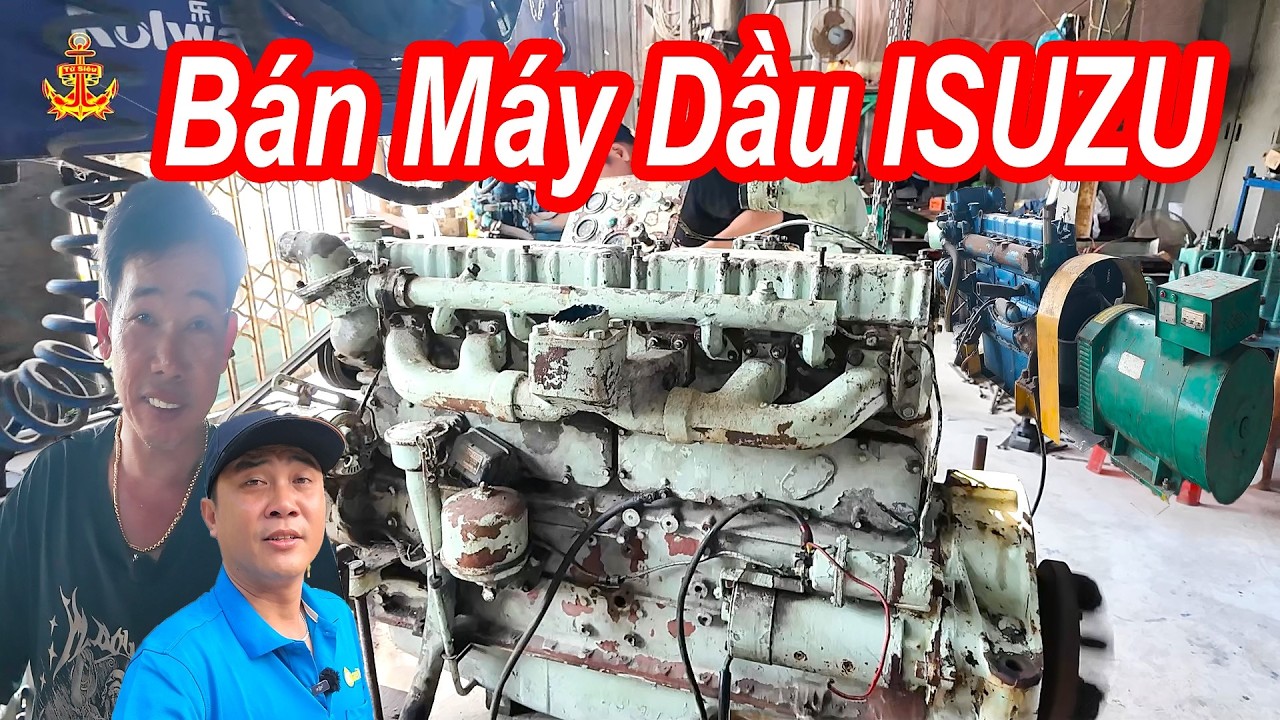 Bán Hai Cái Máy Dầu ISUZU 6 Bao Cốt STD Và Dàn Hơi || Nhanh Tay Nào Anh Em