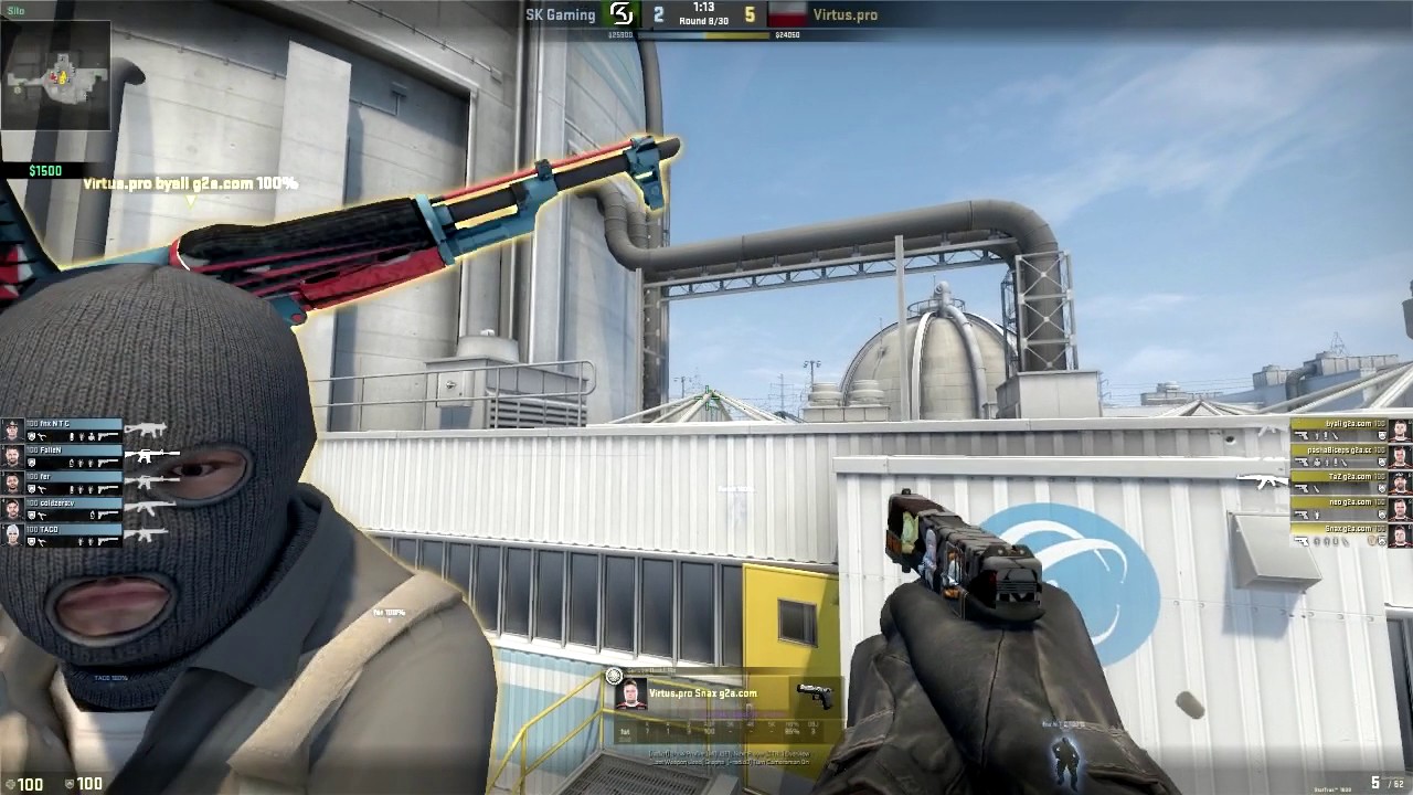 CS:GO  de_nuke -- Virtus.pro vs SK Gaming -- Upper Bombsite Execution