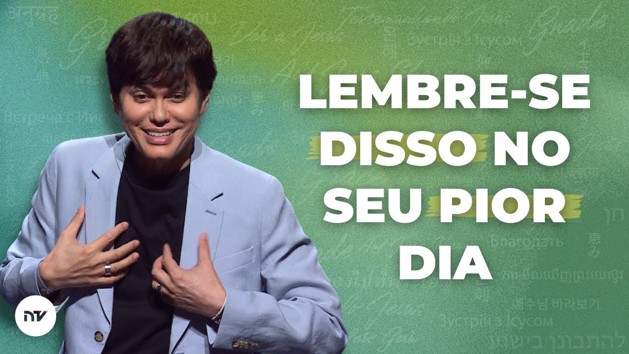 Conte Com o Perdão de Deus | Joseph Prince | New Creation TV Português