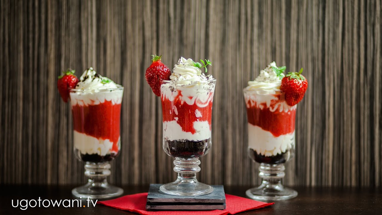 Deser z truskawkami, mascarpone i oreo | Ugotowani.tv HD
