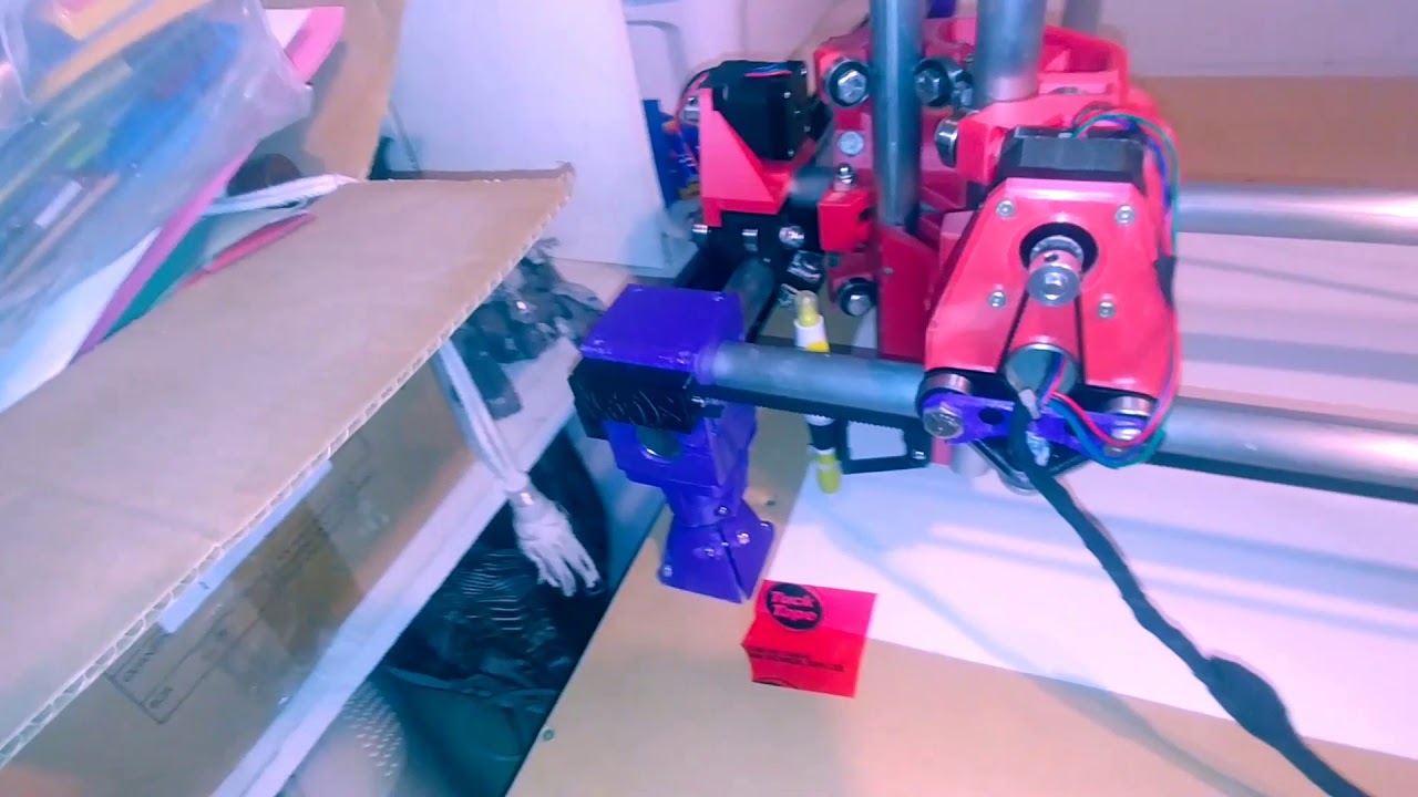 Mostly Printed CNC First Test