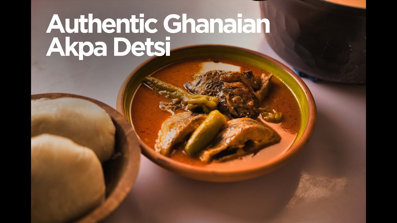 Authentic Ghanaian Akpa Detsi Recipe | Delicious Tilapia Soup from the Volta Region