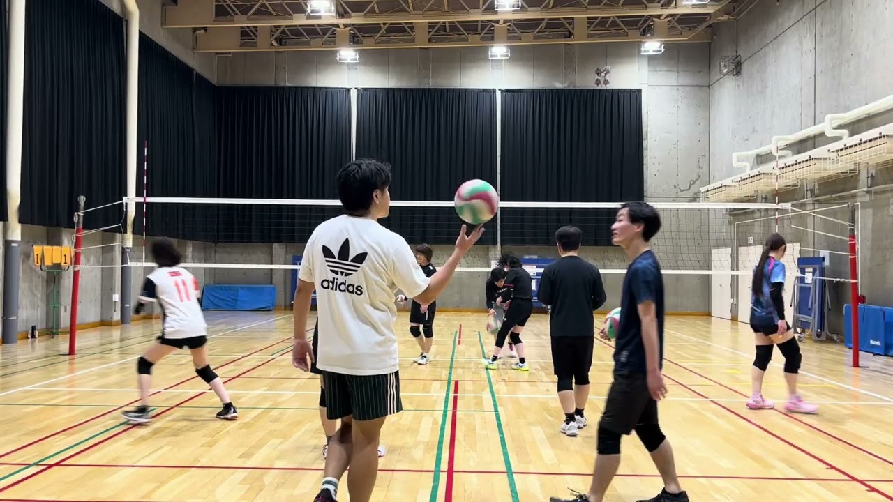 20260221 午後　スパイク練習