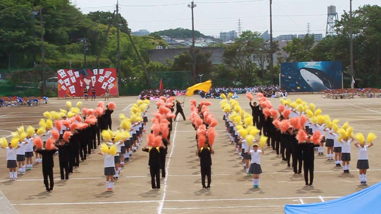 2016光陵高校体育祭応援団　黄組