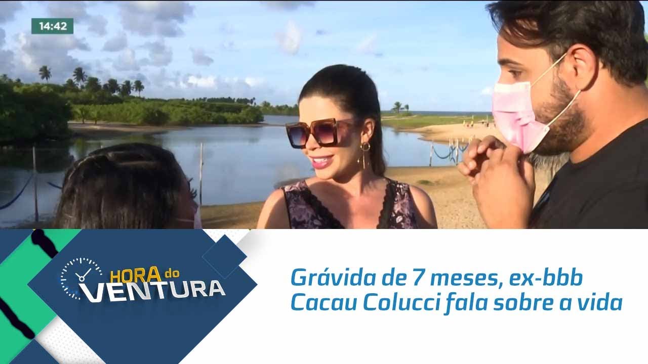 Grávida de 7 meses, ex-bbb Cacau Colucci fala sobre a vida pós confinamento