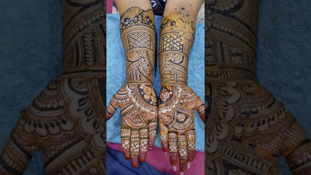 full mehndi design♥️ 
