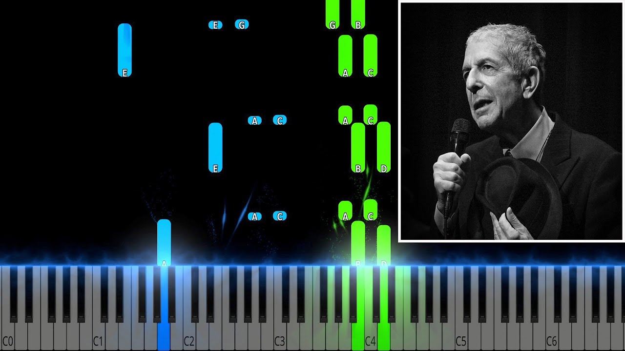Leonard Cohen - Dance Me to the End of Love Piano Tutorial