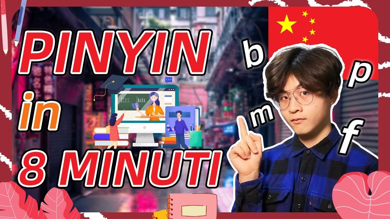 【Cinese in 8 min】I Pinyin e i Toni / Cinese per principianti