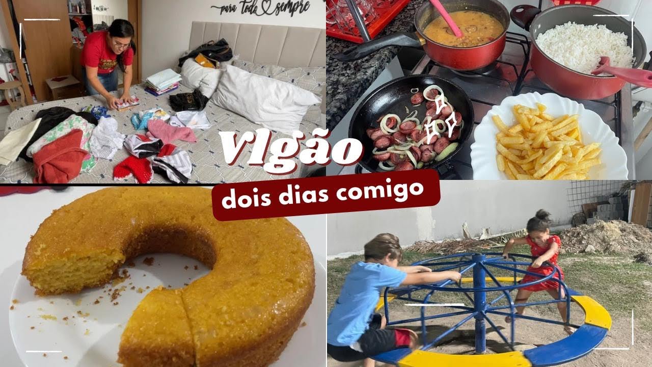 ORGANIZEI O GUARDA ROUPA| DOBREI MUITA ROUPA | BOLO DE MILHO  🌽 😋