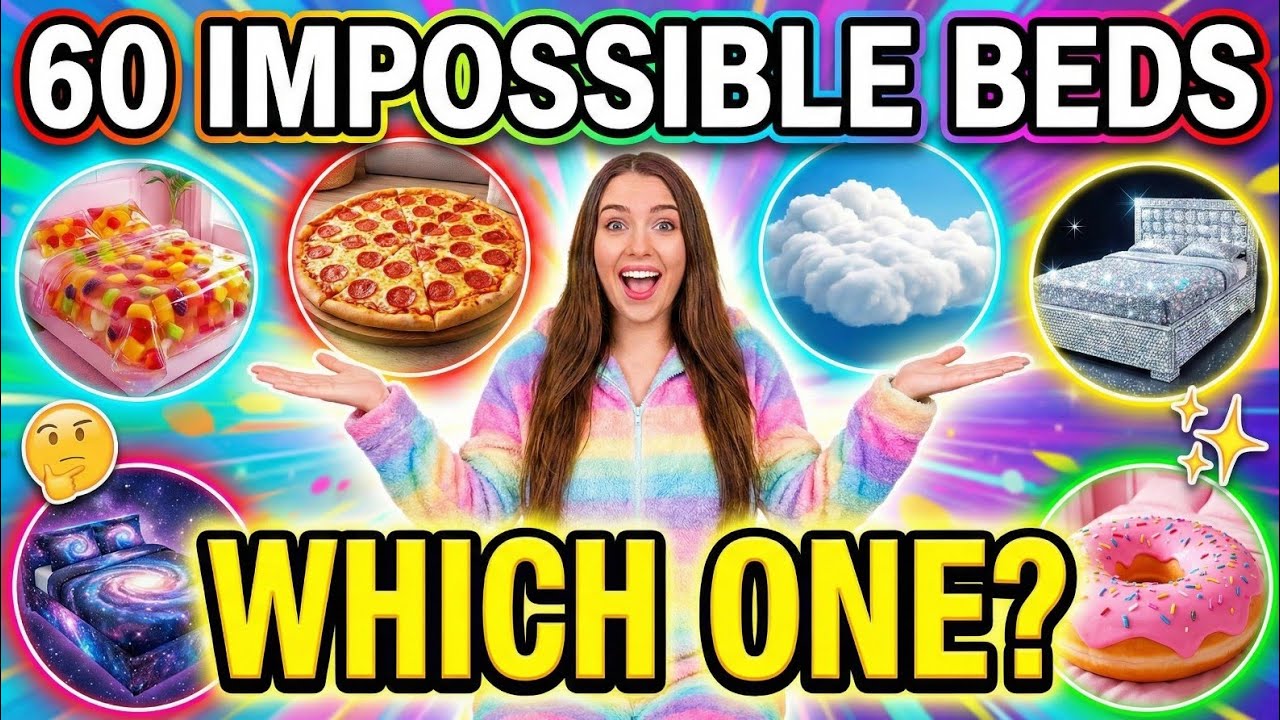 Which IMPOSSIBLE Bed Would You Choose? 😱✨ | 60 Crazy AI Beds