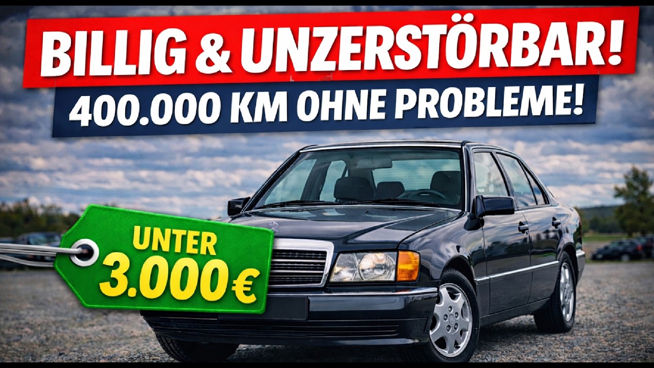 6 BILLIGE Autos die EWIG halten!