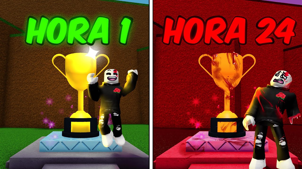 Pasé 24 Horas En El Juego Más Fácil de Roblox
