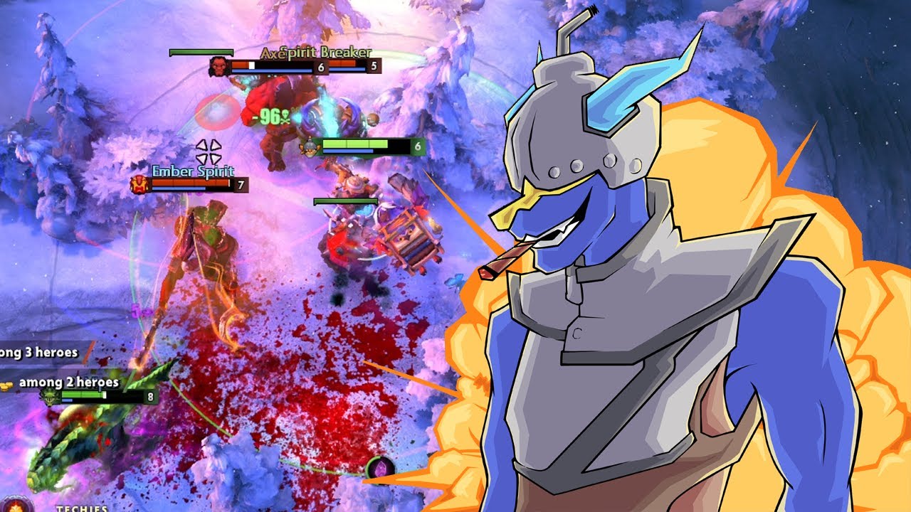 Techies teams up with the friendliest Dota 2 randoms