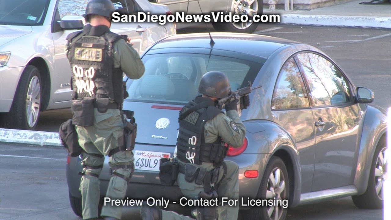 Deadly Officer Involved Shooting, SWAT Standoff, San Diego