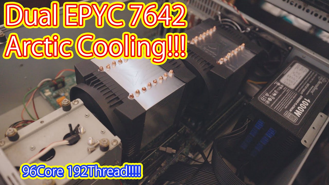 自作でDual EPYC！EPYC7642x2を北極冷凍！