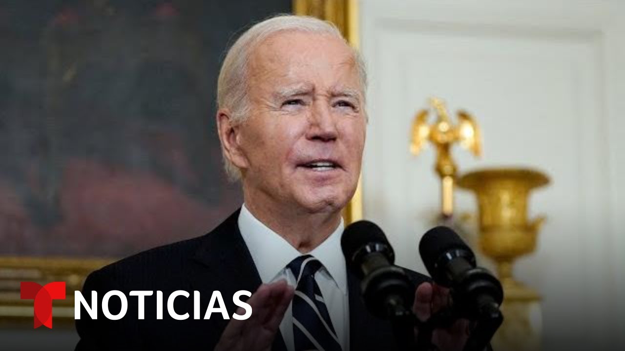 Biden habla sobre la guerra de Israel y Hamas
