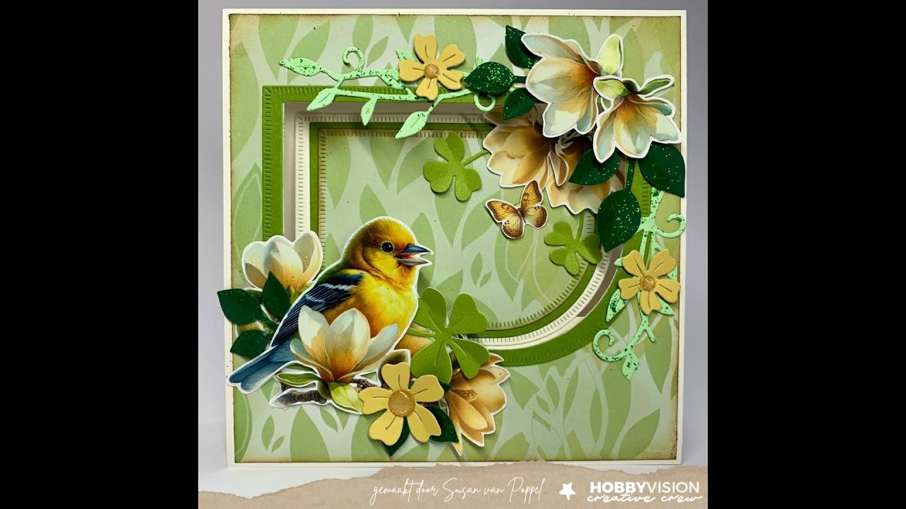 Fun Fold met Whispers of Nature van Find It (9-3)
