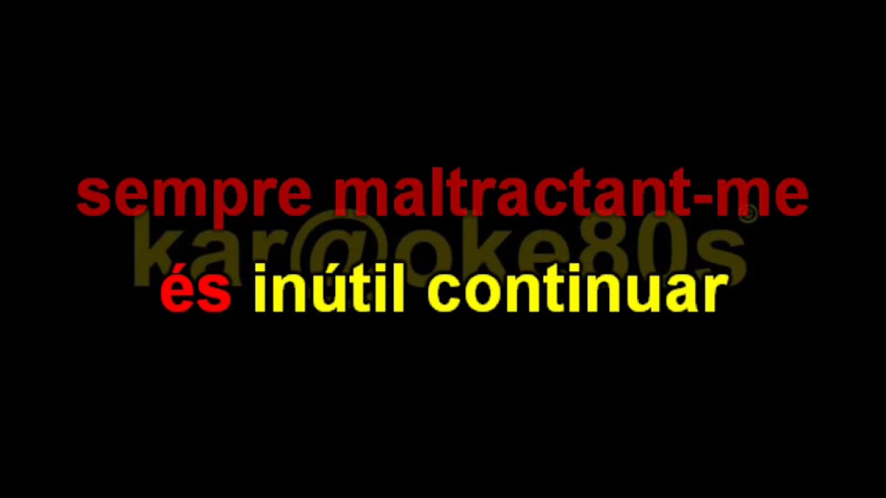 Sau / És Inútil Continuar karaoke