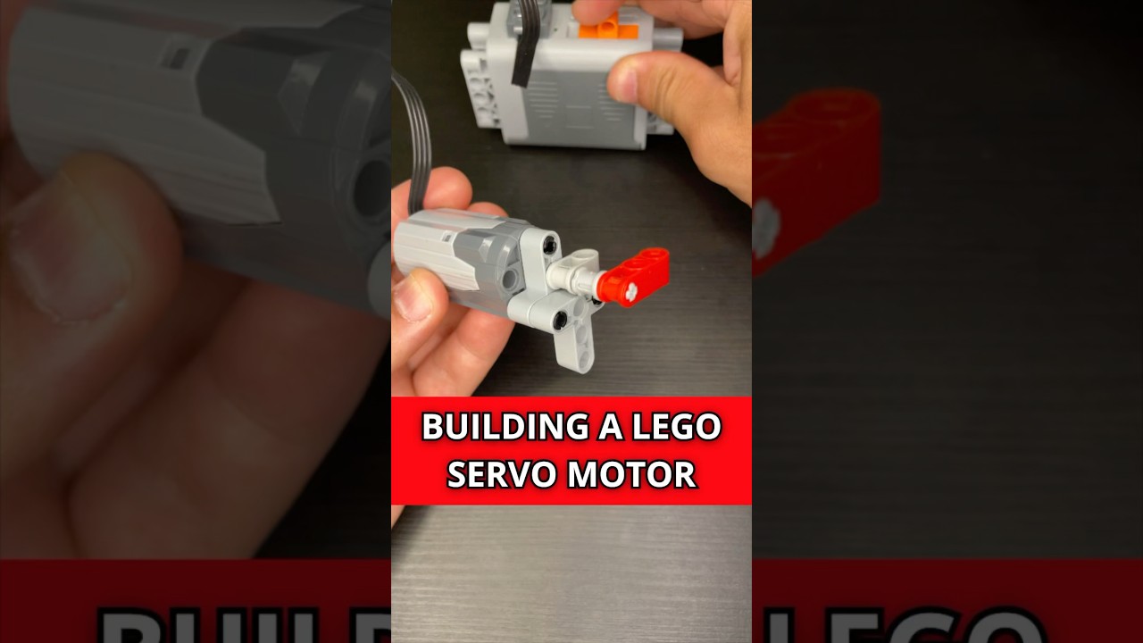 Building a LEGO Servo Motor From a M Motor #lego #legotechnic #servomotor #legomotor