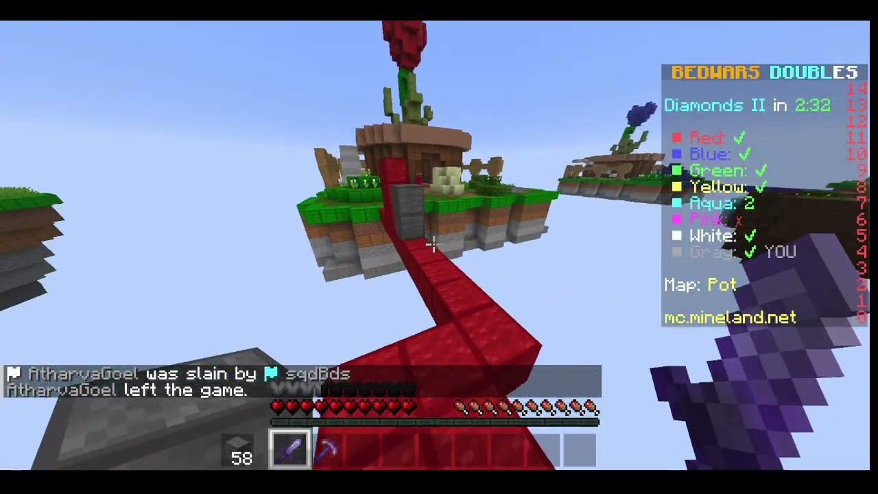 Bed Wars. Asmr [Uzbeklarni kuchi!] /zor pvplar. /tezkor qurilishlar.